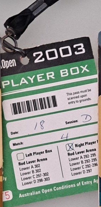 AO 2003 — Player Box